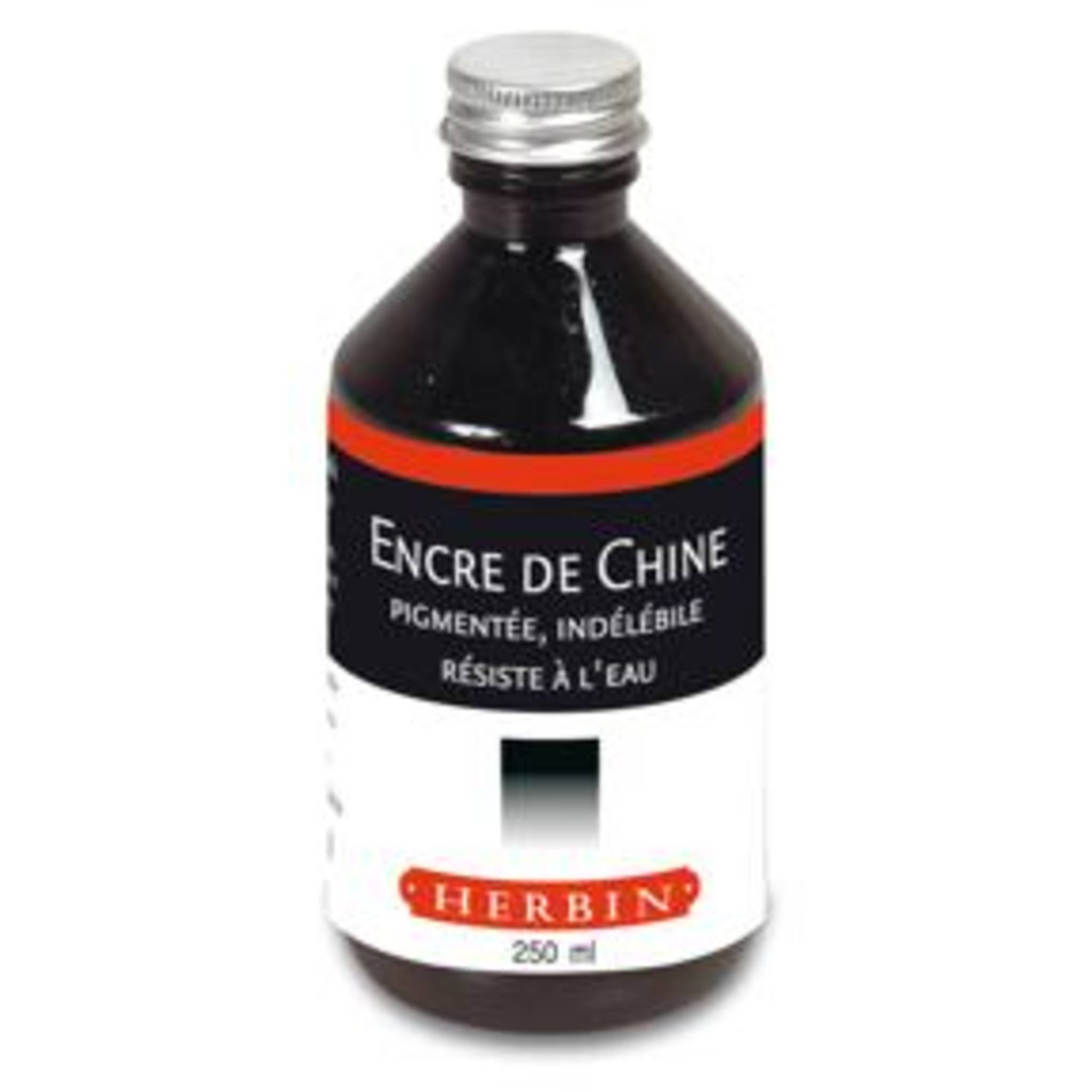 Jacques Herbin Schwarze Chinatusche 250ml - Schwarz 11109T