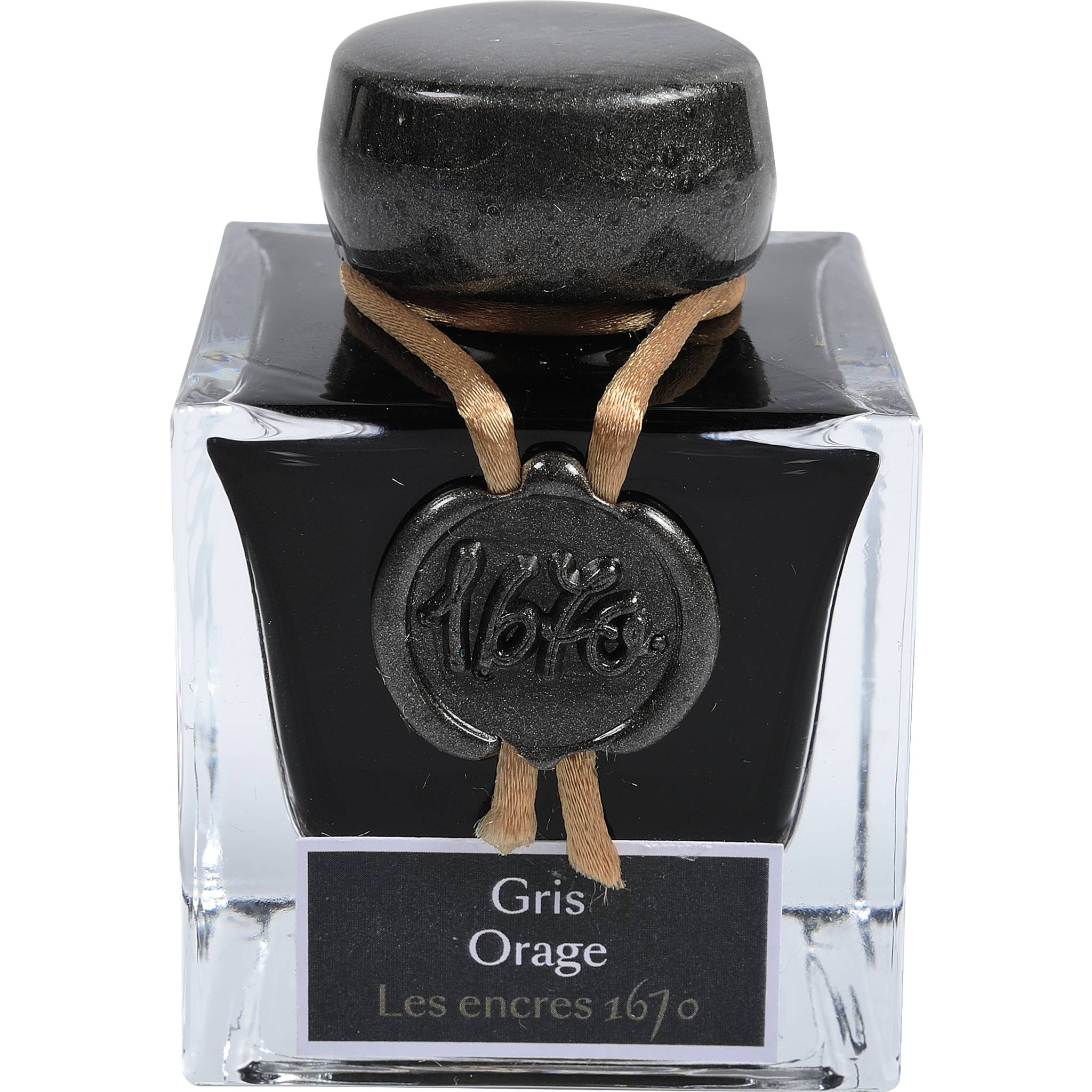 Jacques Herbin Tinte 1670 Gris Orage, Flakon 50ml - Gris orage 15009JT