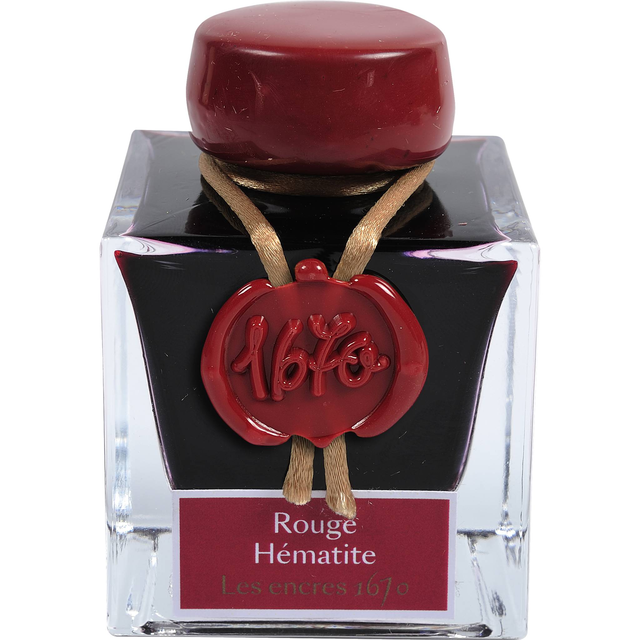 Jacques Herbin Tinte 1670 Rouge Hématite, Flakon 50ml - Rouge hématite 15026JT