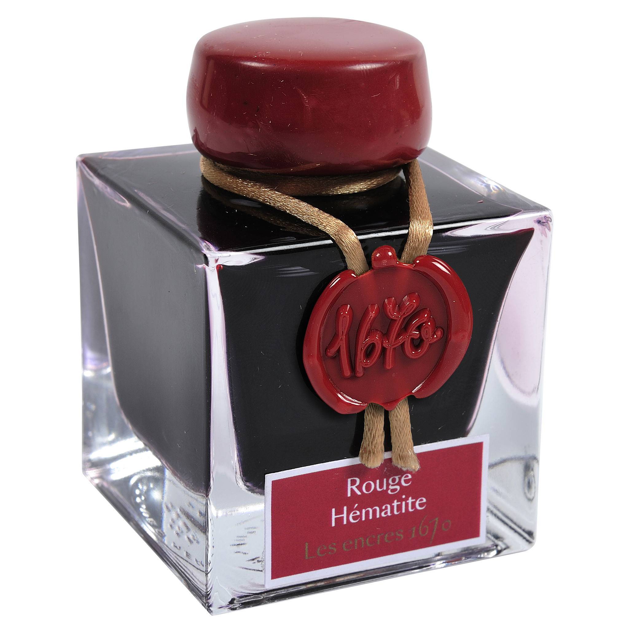 Jacques Herbin Tinte 1670 Rouge Hématite, Flakon 50ml - Rouge hématite 15026JT