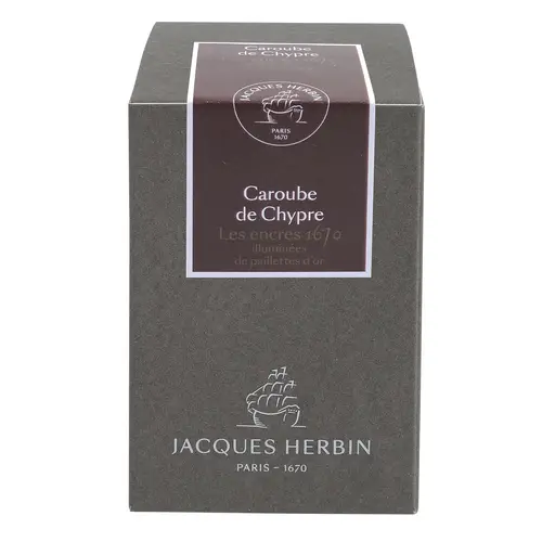 Jacques Herbin Tinte 1670 Caroube de Chypre, 50ml Caroube de Chypre 15045JT Jacques Herbin Tinte 1670 Caroube de Chypre, 50ml Caroube de Chypre 15045JT