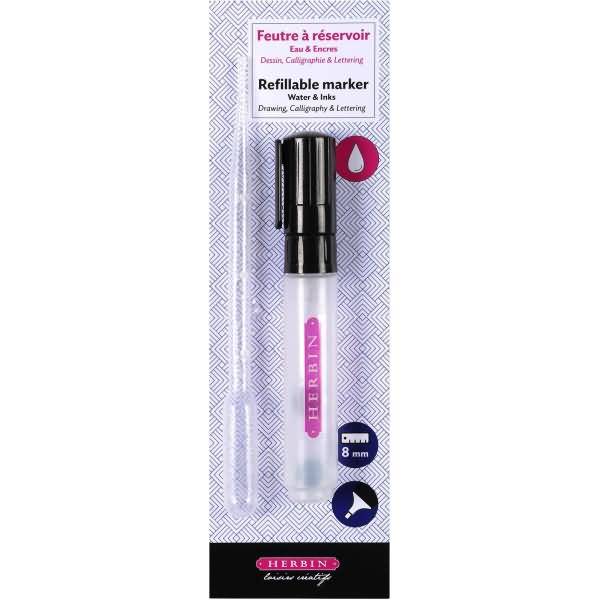 Filzstift auffüllbar 8mm schräge Spitze