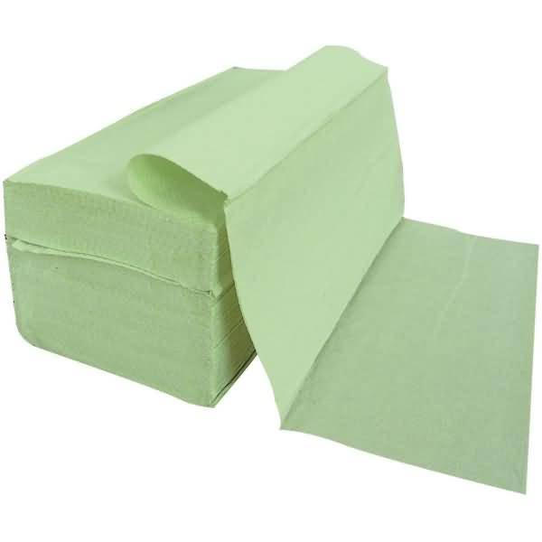Papierhandtuch ZZ-Falzung RC 2-lagig 24x23cm grün VE=200 Stück