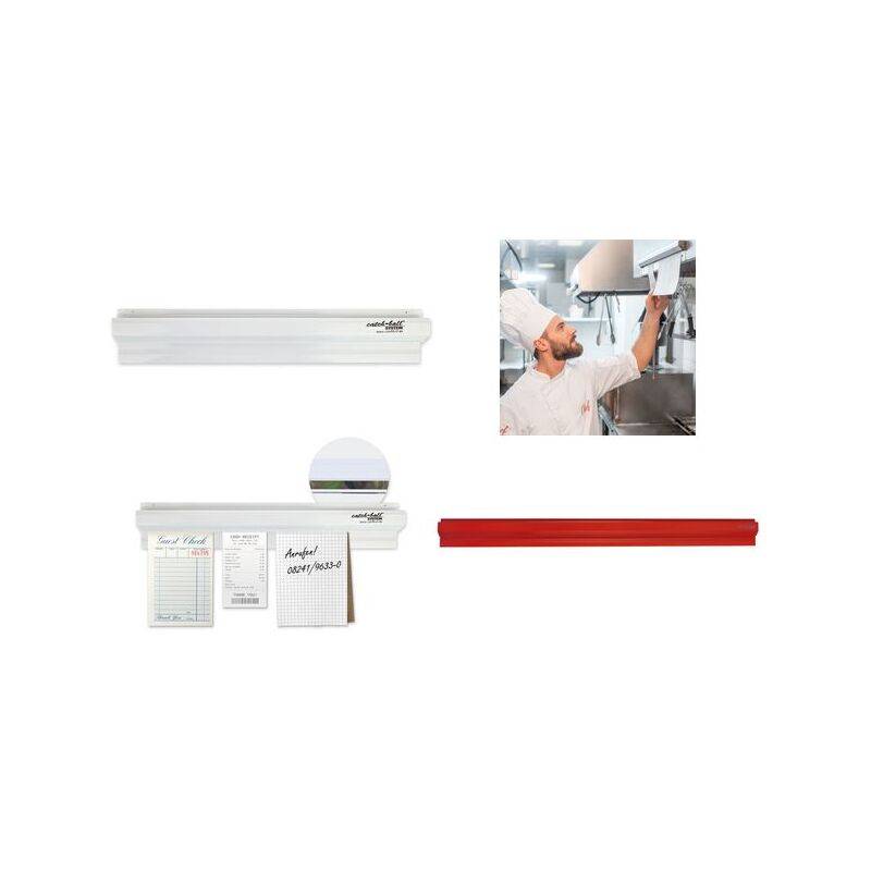 HYGOSTAR Wandklemmschiene Catch-ball-System Notebord, weiß