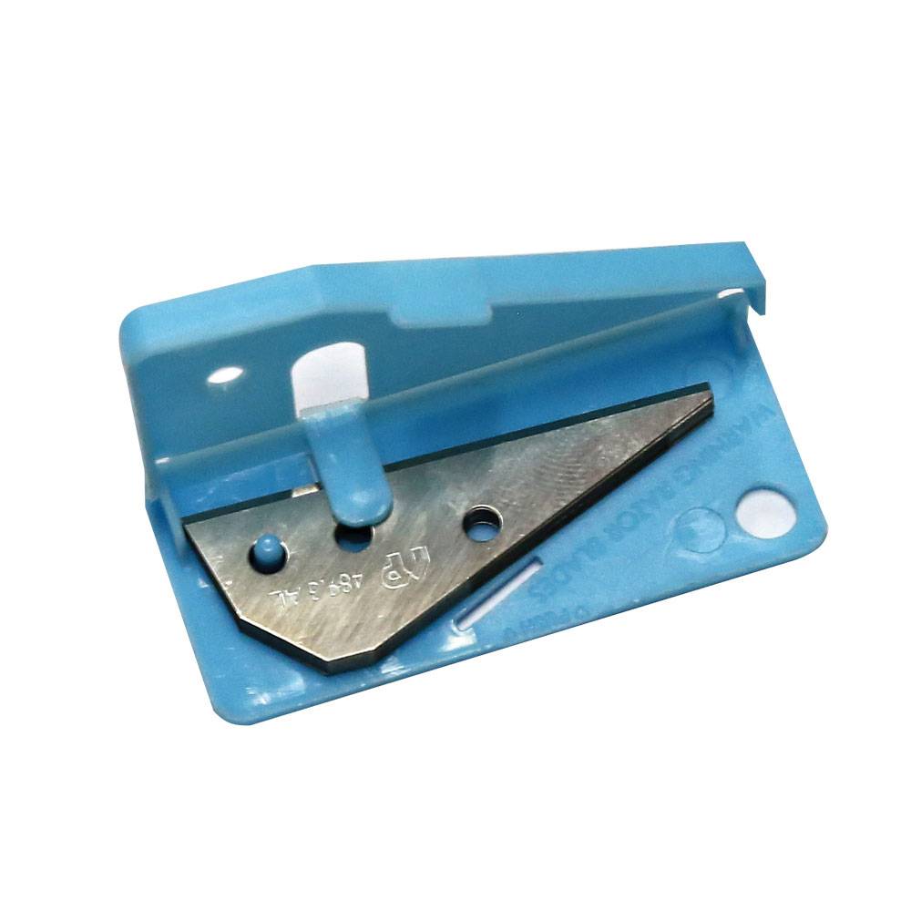 Erstatzklingen aus Stahl, TIN-beschichtet, silber, B: 1,5cm, L: 4,4cm