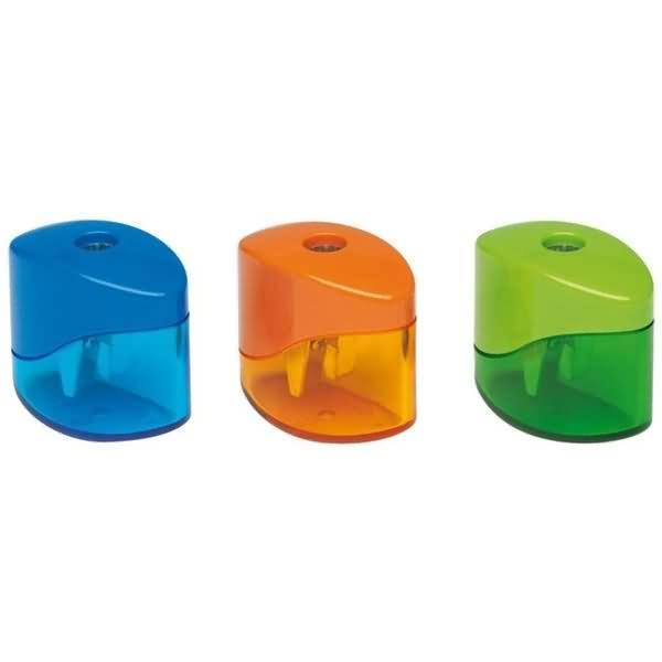 Dosenspitzer einfach elliptisch Magnesium farbig sortiert VE=20 stück