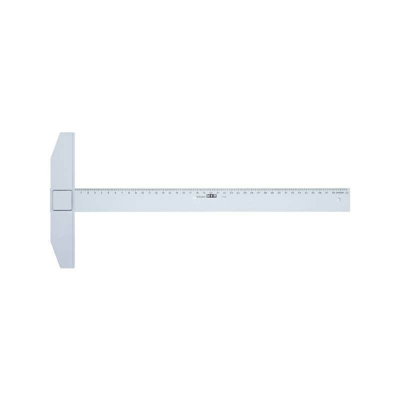 M+R Reißschiene, Messlänge: 750 mm, blau-transparent