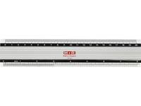 MÖBIUS RUPPERT - M+R 1820, Schreibtisch-Lineal, Aluminium, Aluminium, cm, Zoll, 200 mm, 1 Stück(e)