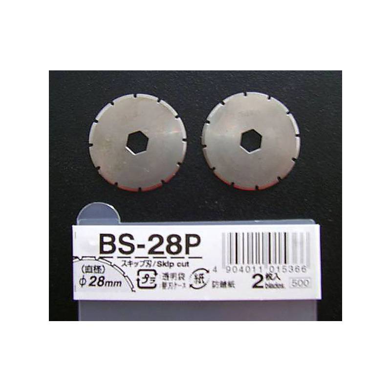 NT Cutter Ersatzklinge BS-28P, Perforierschnitt