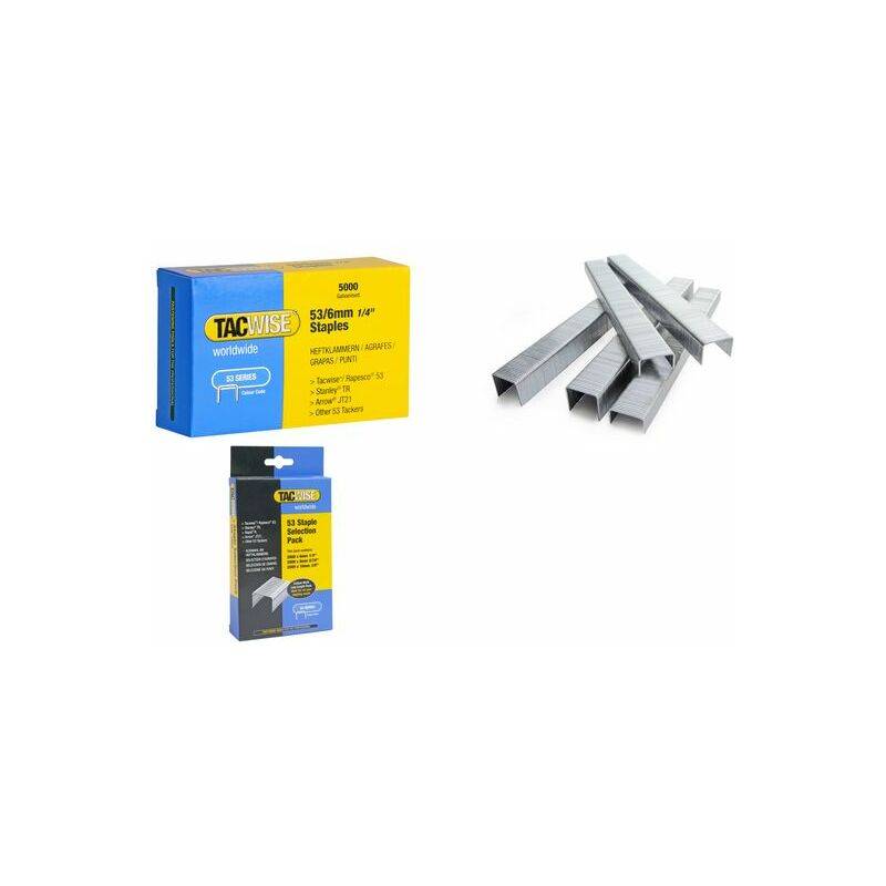 TACWISE Heftklammern 53/8 mm, verzinkt, 2.000 Stück