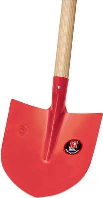 Frankfurter Schaufel m. E-Stiel, rot, Gr.5