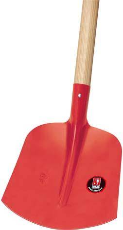 Holländer Sandschaufel m. E-Stiel, rot, Gr.2