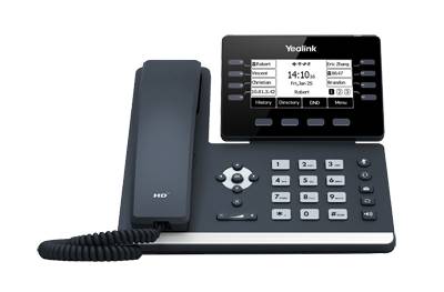 Yealink SIP-T53 - VoIP-Telefon - mit Bluetooth-Schnittstelle mit Rufnummernanzeige