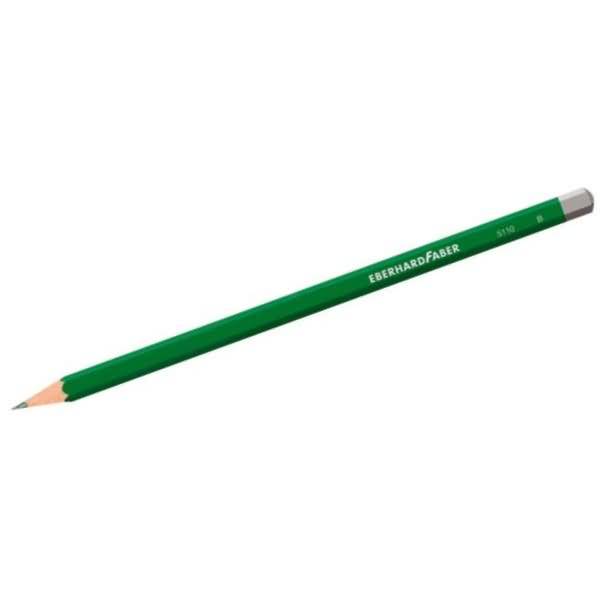 Bleistift B lackiert grün