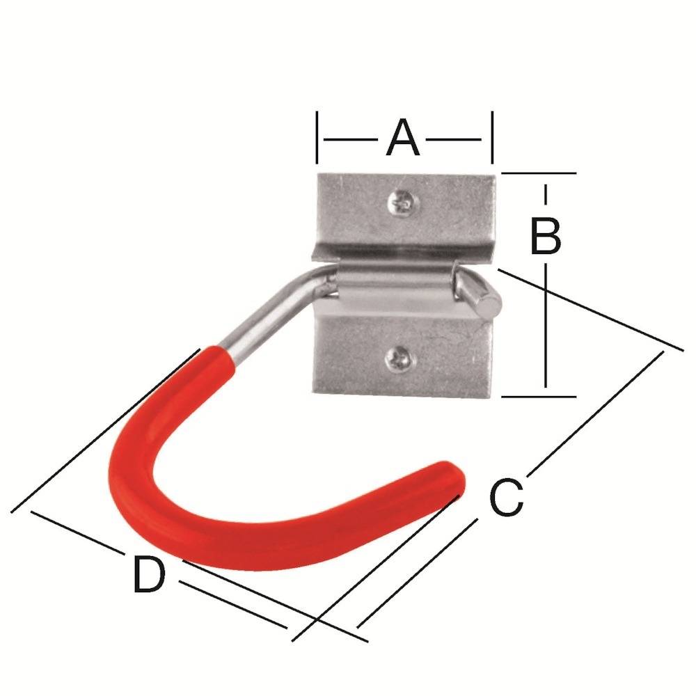 Vormann Hängs dran Fahrradhaken 125X90X75X58mm