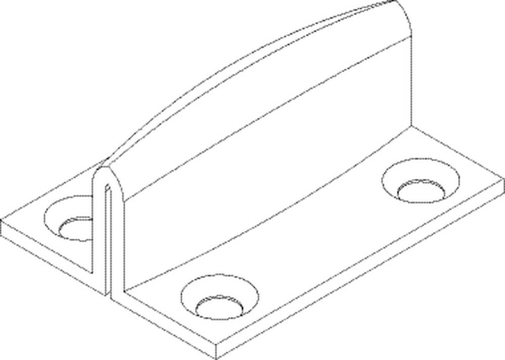Geze Bodenführung, Levolan/Perlan/Rollan,1-flg., Stahl verzinkt