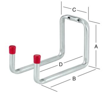 Vormann Hängs dran Gerätehalter 120X250X90 verzinkt