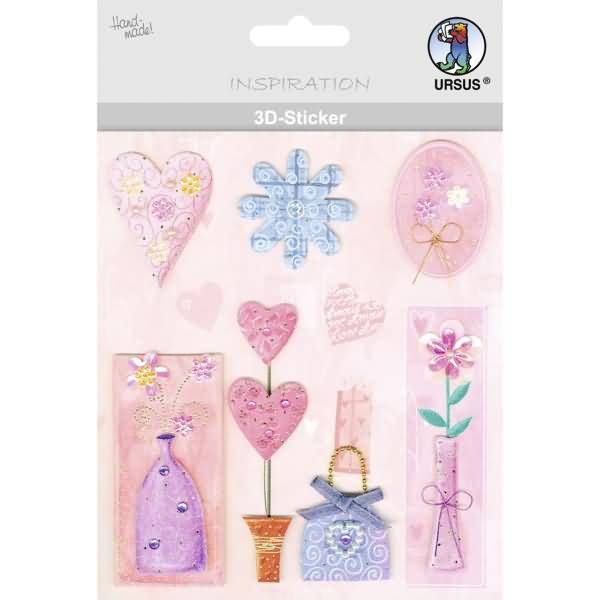 3D-Sticker Motiv 5 - sortiert