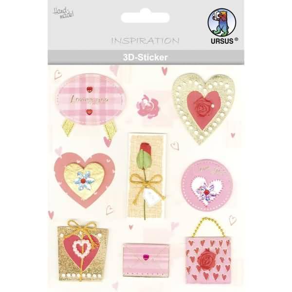 3D-Sticker Motiv 7 - Liebe