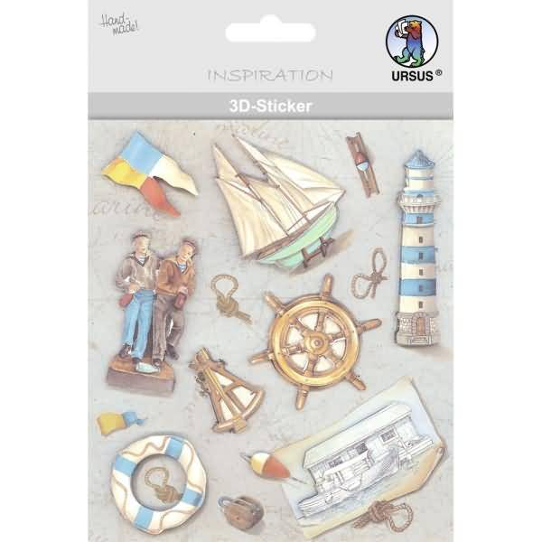 3D-Sticker Motiv 19 - Meer