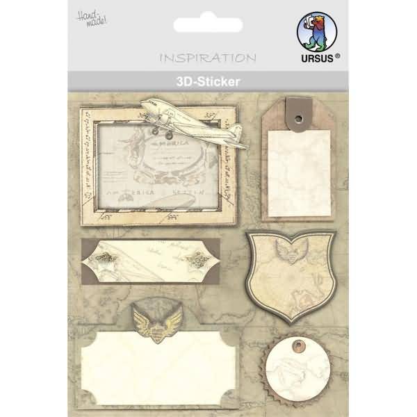 3D-Sticker Motiv 23 - Schilder