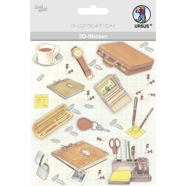 3D-Sticker Motiv 24 - Büro