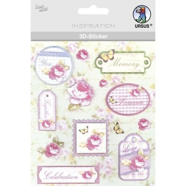 3D-Sticker Motiv 25 - Schilder