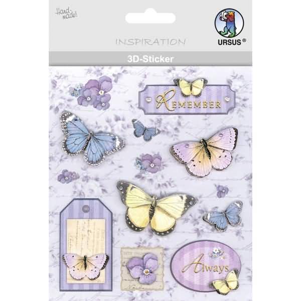 3D-Sticker Motiv 28 - Schmetterlinge