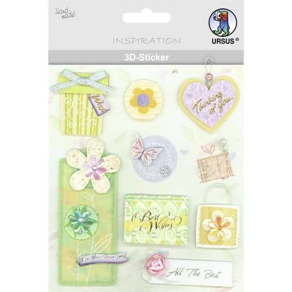 3D-Sticker Motiv 32 - Schilder