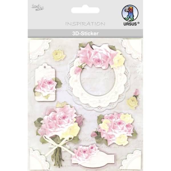 3D-Sticker Motiv 35 - Rosen