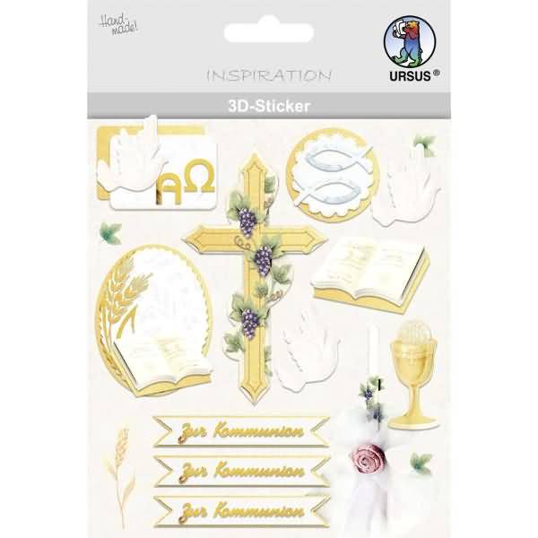 3D-Sticker Motiv 44 - Kommunion