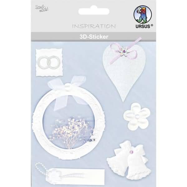 3D-Sticker Motiv 51 - Hochzeit