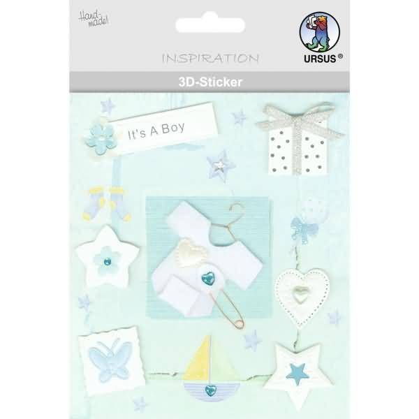 3D-Sticker Motiv 56 - Geburt/Junge