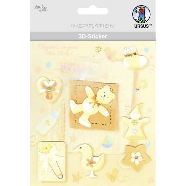 3D-Sticker Motiv 57 - Geburt