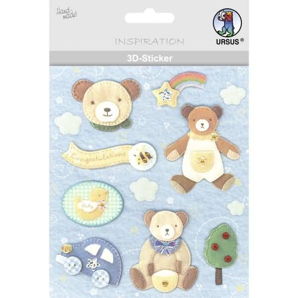 3D-Sticker Motiv 62 - Geburt