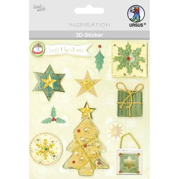 3D-Sticker Motiv 70 - Weihnachten
