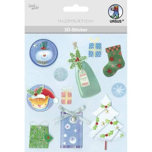 3D-Sticker Motiv 74 - Weihnachten