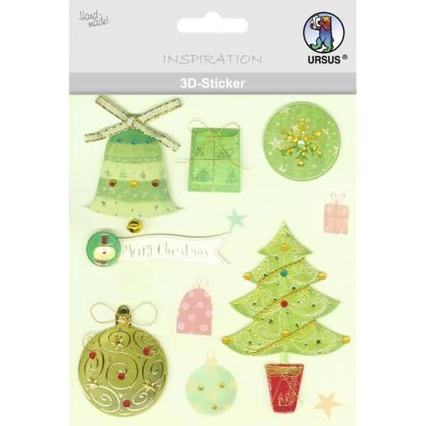 3D-Sticker Motiv 76 - Weihnachten
