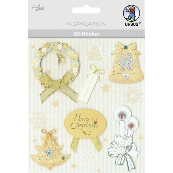 3D-Sticker Motiv 81 - Weihnachten