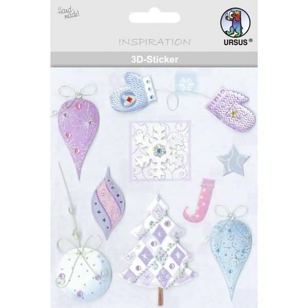 3D-Sticker Motiv 84 - Weihnachten