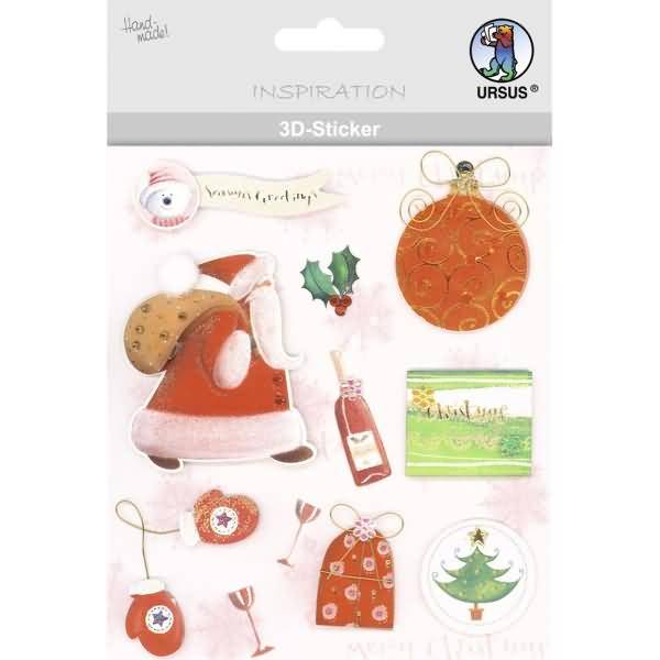 3D-Sticker Motiv 91 - Weihnachten