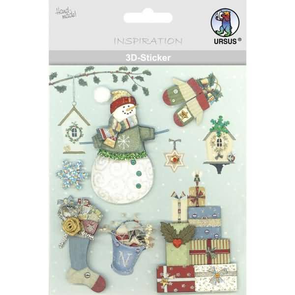 3D-Sticker Motiv 92 - Weihnachten