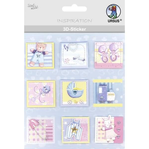 3D-Sticker Motiv 95 - Baby