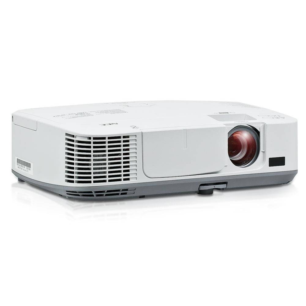 NEC M311W (Refurbished) 3LCD Beamer (3100 ANSI LUMEN, 3000:1, WXGA 1280x800, LAN, HDMI, USB), OHNE FB