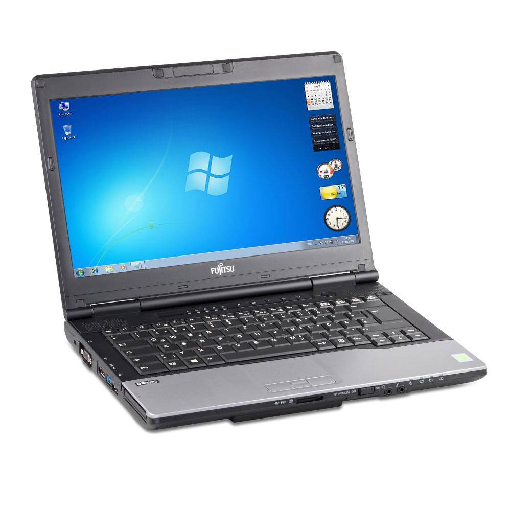 Fujitsu Lifebook S752 (B-Ware) 35,6cm (14") Notebook (i5 3320M 2.6GHz, 8GB, 500GB, DVD-RW, WXGA, UMTS) + Win 7