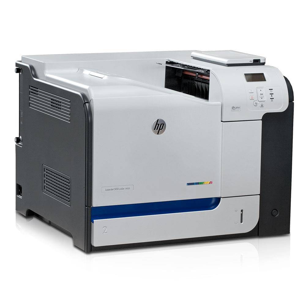 HP LaserJet 500 Color (B-Ware) M551dn Farblaserdrucker (32 Seiten/min., 8GB SSD, GigaBit LAN, Duplex, 2x USB)