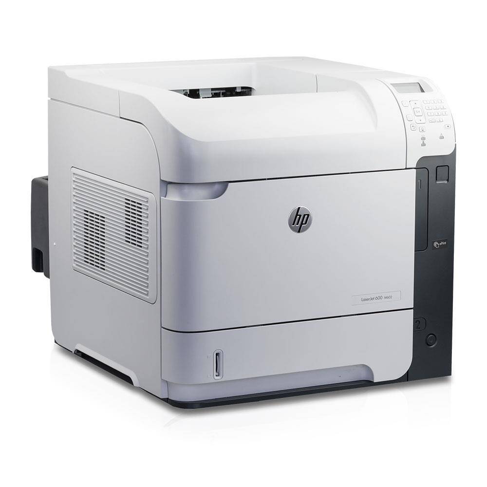 HP LaserJet 600 M602dn (Refurbished) Laserdrucker s/w (50 Seiten/min., 512MB, 8GB SSD, Duplex, GigaBit LAN, 2x USB)