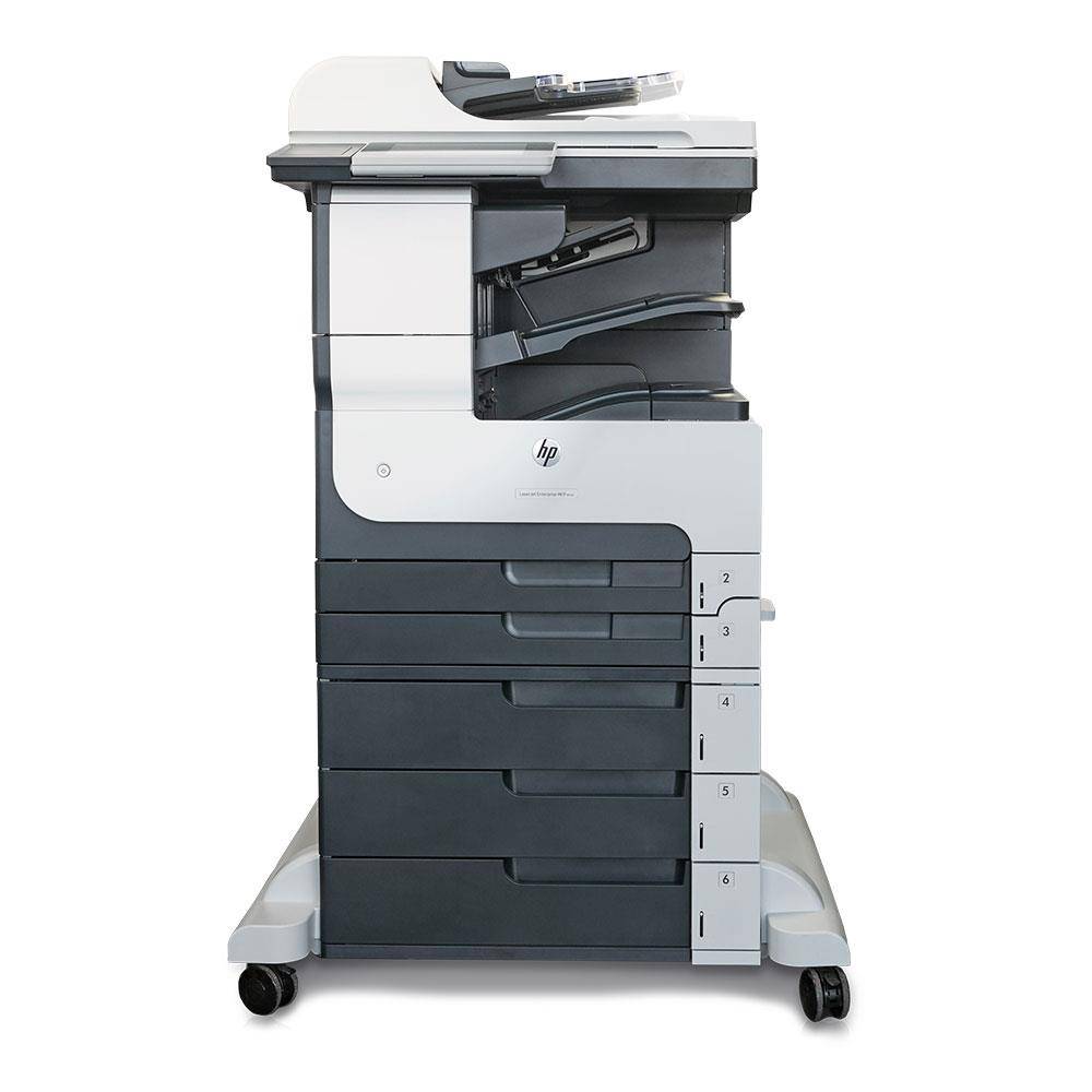 HP LaserJet MFP M725z (Refurbished) AIO Drucker s/w (P/N: CF068A, 320GB, 41 S/min., 1200 DPI, GigaBit, Touchscreen)