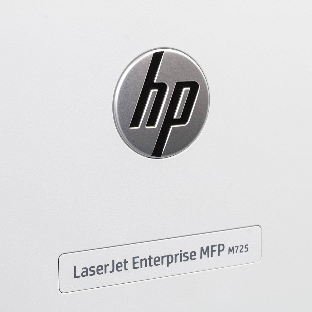 HP LaserJet MFP M725z (Refurbished) AIO Drucker s/w (P/N: CF068A, 320GB, 41 S/min., 1200 DPI, GigaBit, Touchscreen)