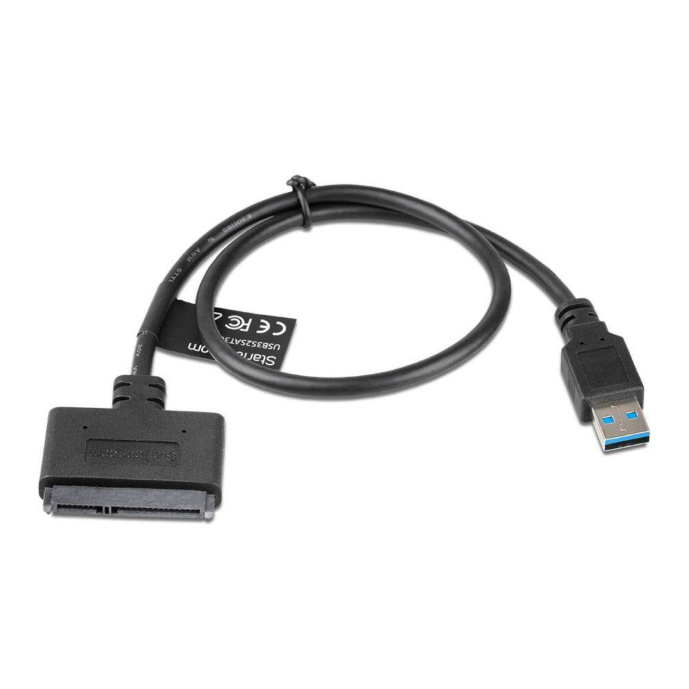 Startech.com USB 3.0 auf 2,5" S-ATA SSD/HDD P/N: USB3S2SAT3CB, kein Netzteil notwendig